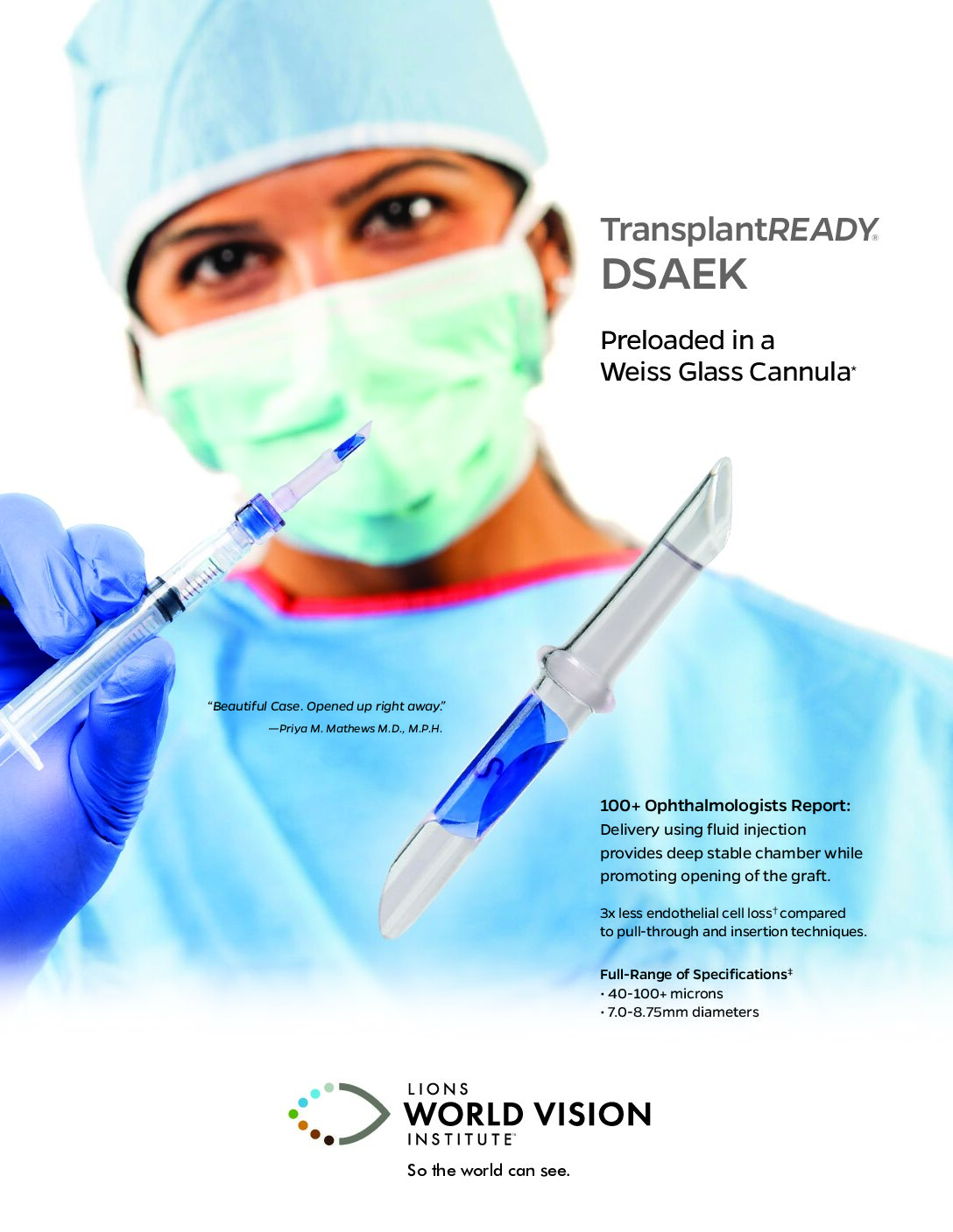 Click to open the TransplantREADY DSAEK file