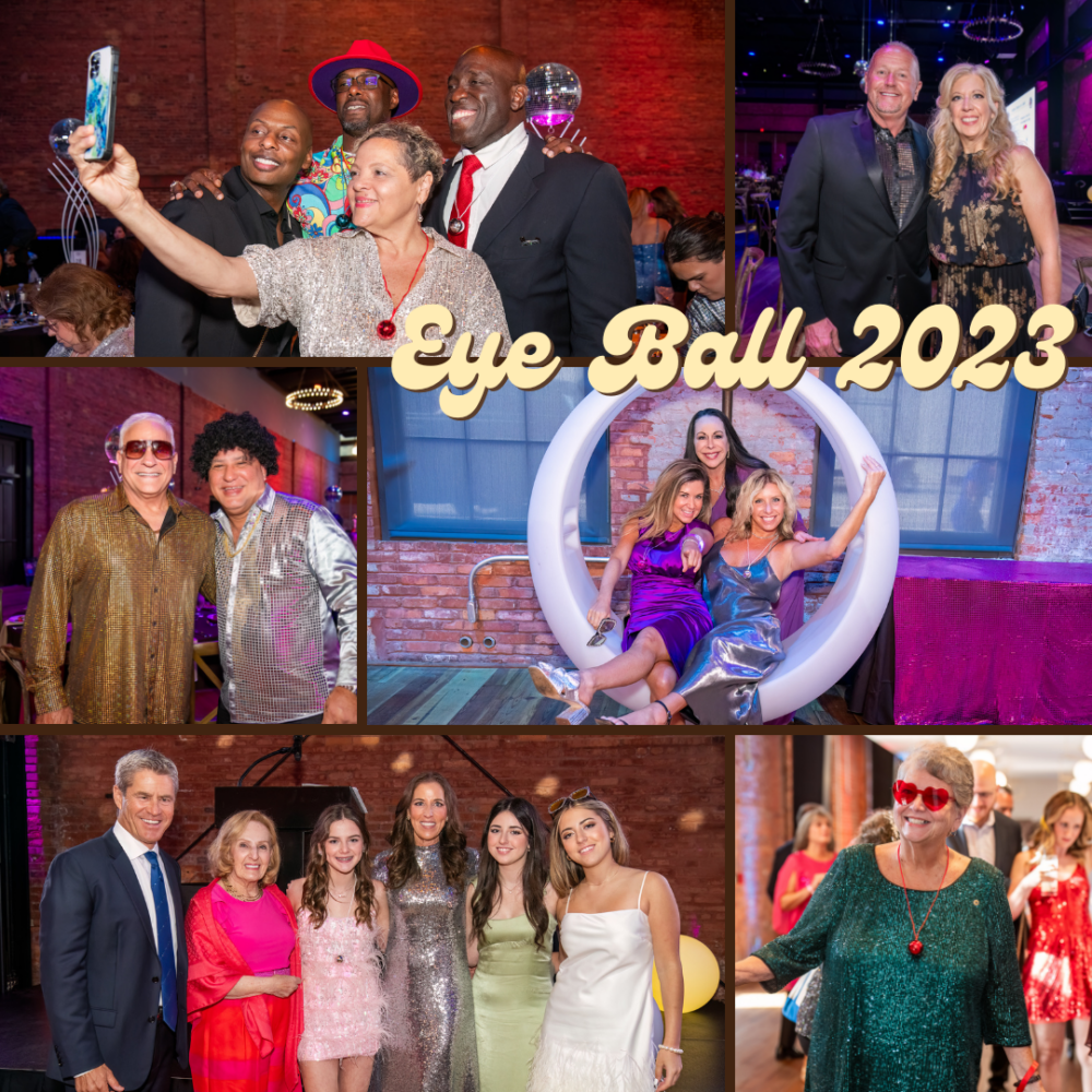 A collage of photos from the 2023 Eye Ball