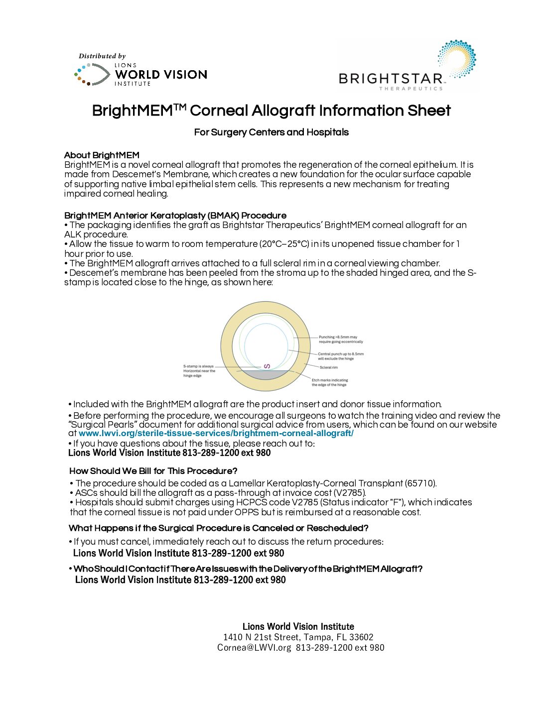 Click to open the BrightMEM Surgery Center Information Document file